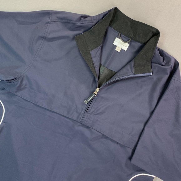 Cutter & Buck Other - Cutter & Buck CB WindTec Coach Jacket Mens M Navy Blue 1/2 Zip Golf Windbreaker